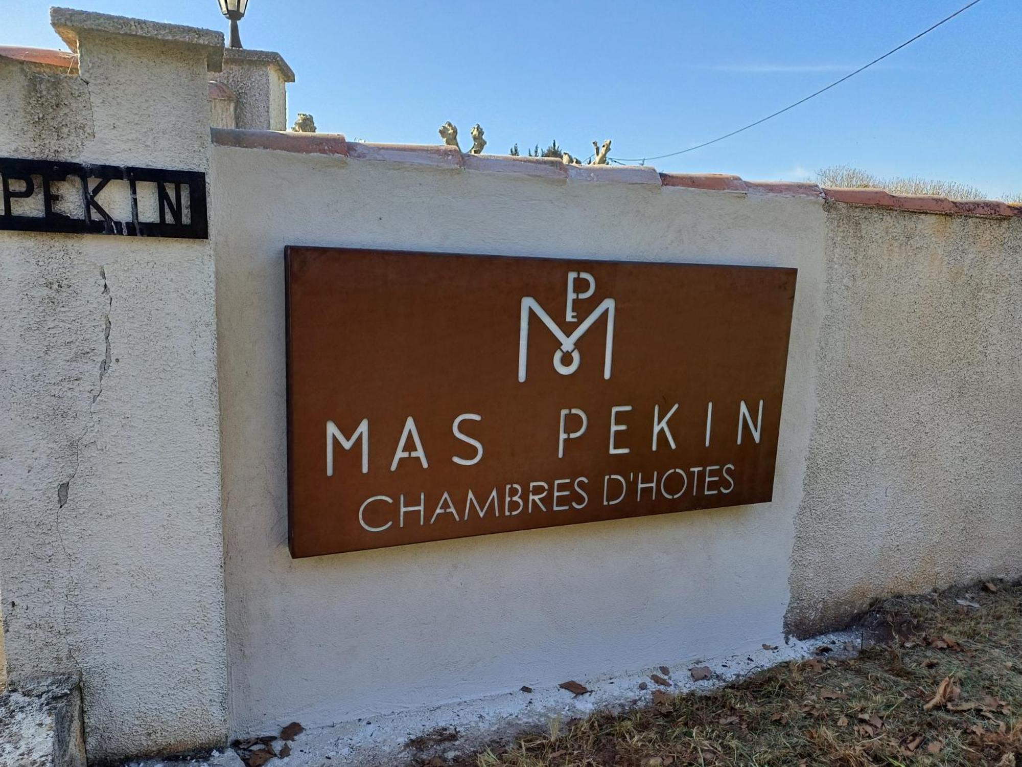 Chambre d'hotes Mas Pékin Mas-Thibert Exterior foto